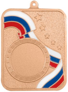 Медаль №2248 (Размер 48x65 мм, металл, цвет бронза. Место для вставок: обратная сторона диаметр 59х42 мм)