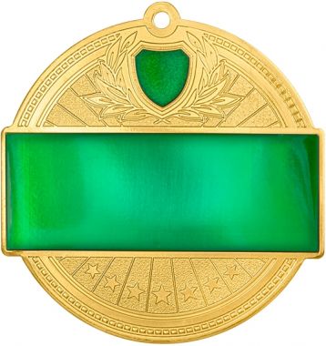 Медаль №1287 (Диаметр 65 мм, металл, цвет золото)