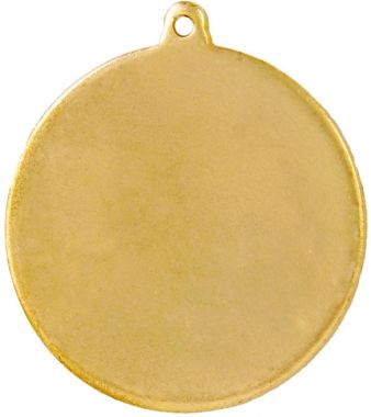Медаль №33 (Диаметр 70 мм, металл, цвет золото. Место для вставок: обратная сторона размер по шаблону)