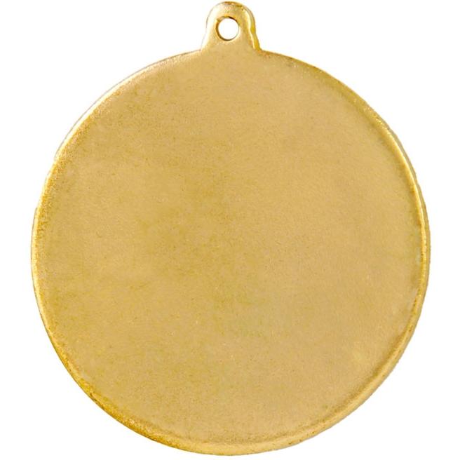 Медаль №2381 (Диаметр 50 мм, металл, цвет золото)
