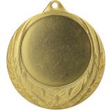 Медаль №960 (Диаметр 70 мм, металл, цвет золото. Место для вставок: лицевая диаметр 50 мм, обратная сторона диаметр 65 мм)