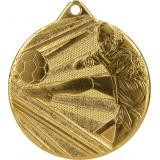 Медаль №950 (Футбол, диаметр 50 мм, металл, цвет золото. Место для вставок: обратная сторона диаметр 45 мм)