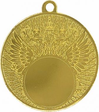Медаль №3632 (Диаметр 50 мм, металл, цвет золото. Место для вставок: лицевая диаметр 25 мм, обратная сторона диаметр 45 мм)