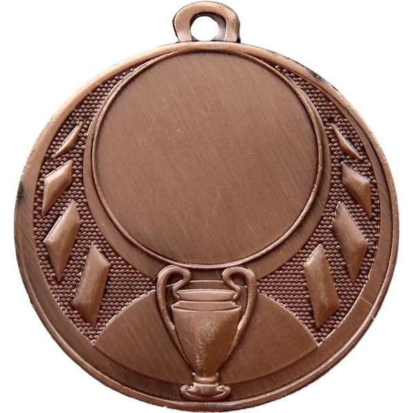 Медаль №28 (Диаметр 45 мм, металл, цвет бронза. Место для вставок: лицевая диаметр 25 мм, обратная сторона диаметр 41 мм)