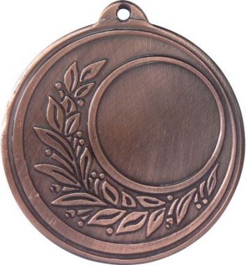 Медаль №1718 (Диаметр 50 мм, металл, цвет бронза. Место для вставок: лицевая диаметр 25 мм, обратная сторона диаметр 45 мм)