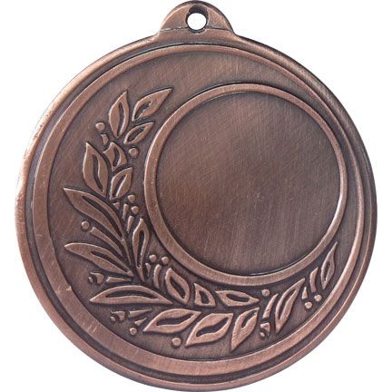 Медаль №1718 (Диаметр 50 мм, металл, цвет бронза. Место для вставок: лицевая диаметр 25 мм, обратная сторона диаметр 45 мм)
