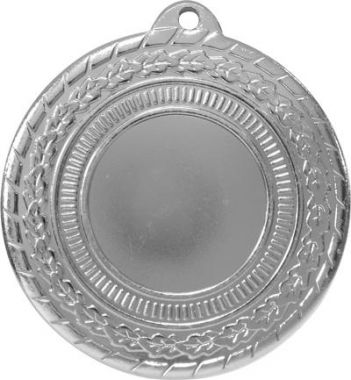 Медаль №1281 (Диаметр 50 мм, металл, цвет серебро. Место для вставок: лицевая диаметр 25 мм, обратная сторона диаметр 45 мм)