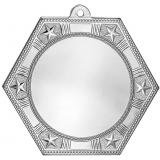 Медаль №2275 (Диаметр 80 мм, металл, цвет серебро. Место для вставок: лицевая диаметр 50 мм, обратная сторона диаметр 60 мм)