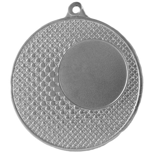Медаль №64 (Диаметр 50 мм, металл, цвет серебро. Место для вставок: лицевая диаметр 25 мм, обратная сторона диаметр 46 мм)