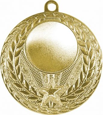 Медаль №3555 (Диаметр 50 мм, металл, цвет золото)
