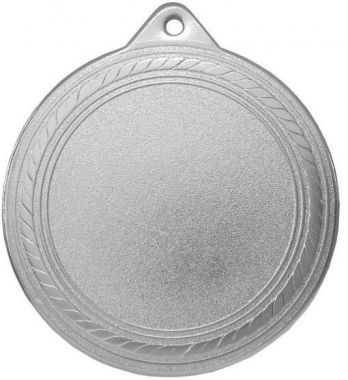 Медаль №201 (Диаметр 70 мм, металл, цвет серебро. Место для вставок: лицевая диаметр 50 мм, обратная сторона диаметр 65 мм)