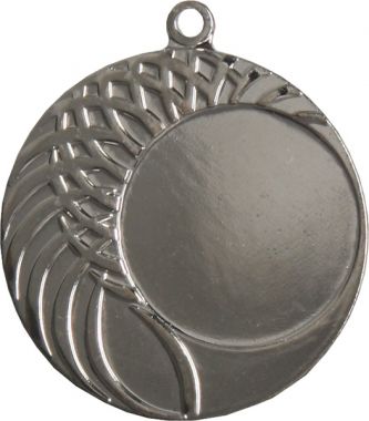 Медаль №6 (Диаметр 40 мм, металл, цвет серебро. Место для вставок: лицевая диаметр 25 мм, обратная сторона диаметр 35 мм)