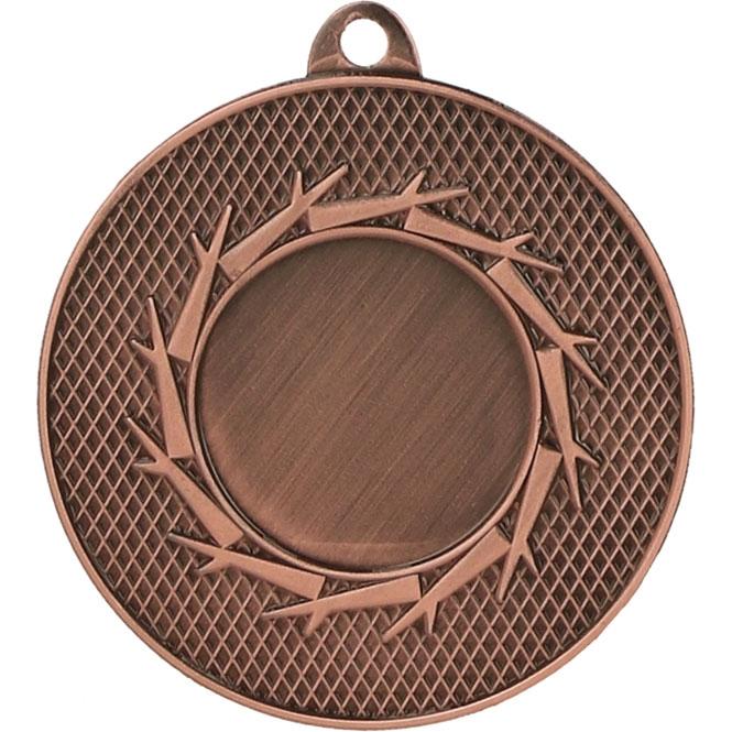 Медаль №859 (Диаметр 50 мм, металл, цвет бронза. Место для вставок: лицевая диаметр 25 мм, обратная сторона диаметр 45 мм)
