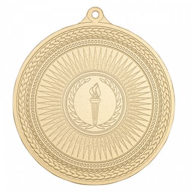 Медаль №3418 (Диаметр 70 мм, металл, цвет золото. Место для вставок: обратная сторона диаметр 65 мм)