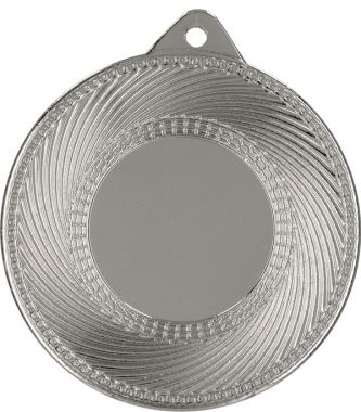 Медаль №3436 (Диаметр 50 мм, металл, цвет серебро. Место для вставок: лицевая диаметр 25 мм, обратная сторона диаметр 45 мм)