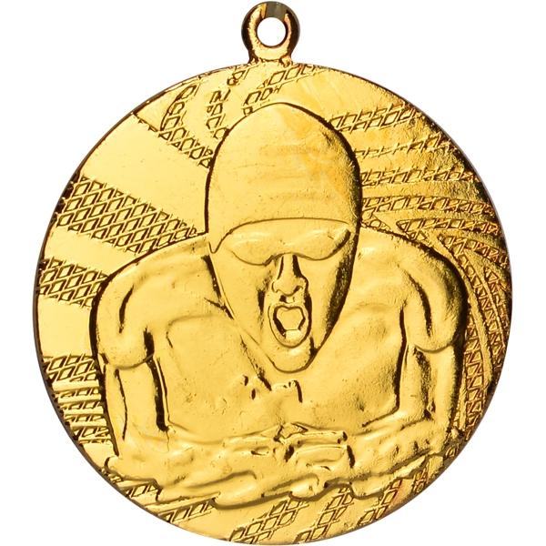 Медаль Плавание MMC1640/G (40) G-2мм