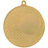 Медаль №63 (Диаметр 50 мм, металл, цвет золото. Место для вставок: лицевая диаметр 25 мм, обратная сторона диаметр 46 мм)