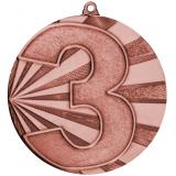 Медаль №122 (3 место, диаметр 70 мм, металл, цвет бронза. Место для вставок: обратная сторона диаметр 65 мм)