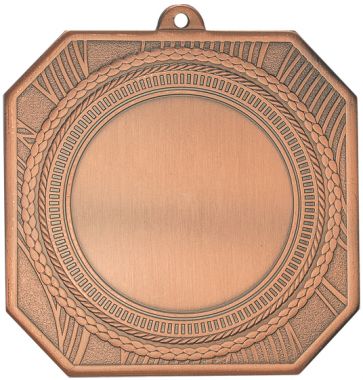 Медаль №2276 (Диаметр 80 мм, металл, цвет бронза. Место для вставок: лицевая диаметр 50 мм, обратная сторона диаметр 65 мм)