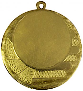 Медаль №2449 (Диаметр 70 мм, металл, цвет золото. Место для вставок: лицевая диаметр 50 мм, обратная сторона диаметр 65 мм)