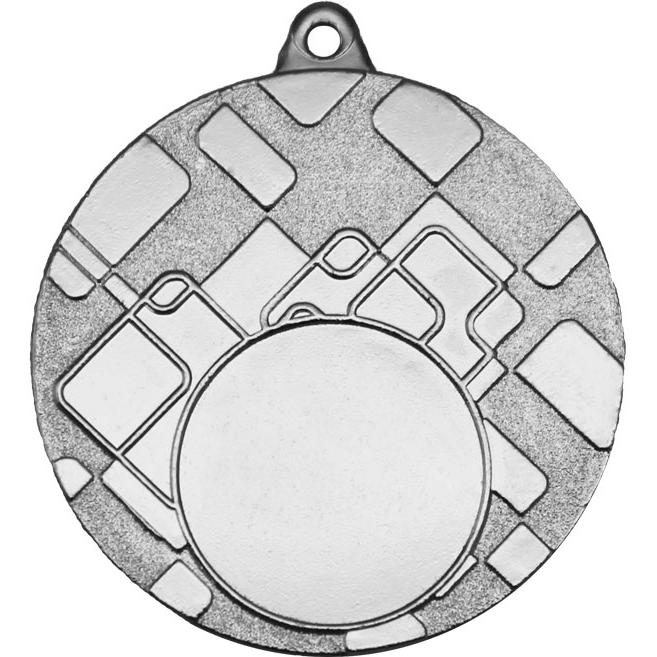 Медаль №81 (Диаметр 50 мм, металл, цвет серебро. Место для вставок: лицевая диаметр 25 мм, обратная сторона диаметр 46 мм)