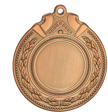 Медаль №2234 (Диаметр 50 мм, металл, цвет бронза. Место для вставок: лицевая диаметр 25 мм, обратная сторона диаметр 45 мм)