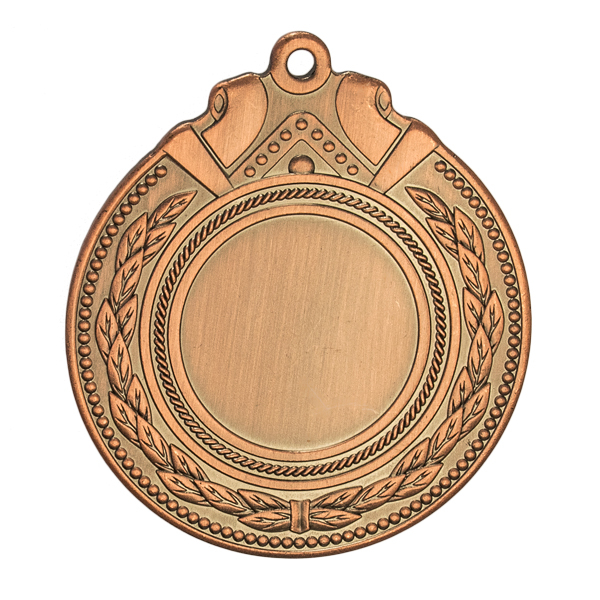 Медаль №2234 (Диаметр 50 мм, металл, цвет бронза. Место для вставок: лицевая диаметр 25 мм, обратная сторона диаметр 45 мм)