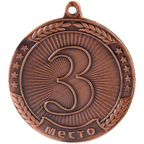 Медаль 3 место MMA4510/B 45 G-2 мм