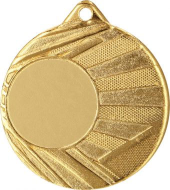 Медаль №942 (Диаметр 50 мм, металл, цвет золото. Место для вставок: обратная сторона диаметр 45 мм)