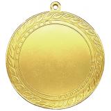 Медаль №2349 (Диаметр 70 мм, металл, цвет золото. Место для вставок: лицевая диаметр 50 мм, обратная сторона диаметр 52 мм)