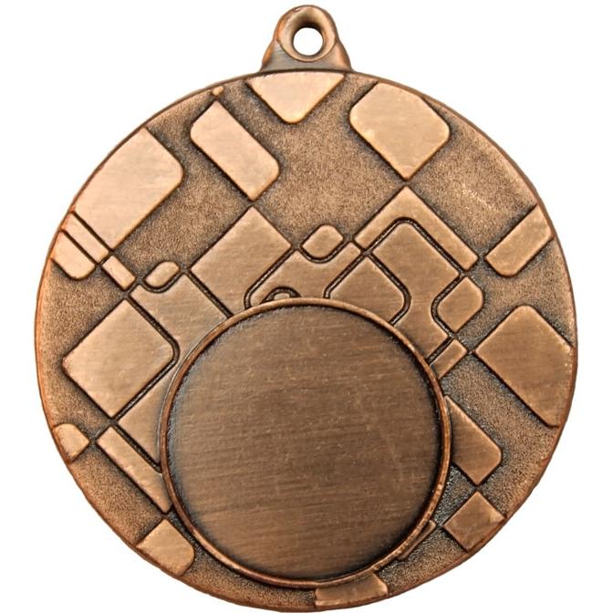 Медаль №78 (Диаметр 50 мм, металл, цвет бронза. Место для вставок: лицевая диаметр 25 мм, обратная сторона диаметр 46 мм)
