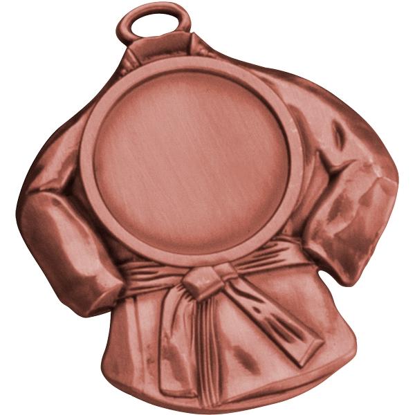 Медаль №101 (Кимоно, размер 50x58 мм, металл, цвет бронза. Место для вставок: лицевая диаметр 25 мм, обратная сторона размер по шаблону)