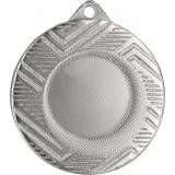 Медаль №1060 (Диаметр 50 мм, металл, цвет серебро. Место для вставок: лицевая диаметр 25 мм, обратная сторона диаметр 45 мм)