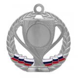 Медаль №1291 (Диаметр 70 мм, металл, цвет серебро. Место для вставок: лицевая диаметр 25 мм, обратная сторона размер по шаблону)