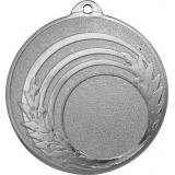 Медаль №2502 (Диаметр 50 мм, металл, цвет серебро. Место для вставок: лицевая диаметр 25 мм, обратная сторона диаметр 45 мм)