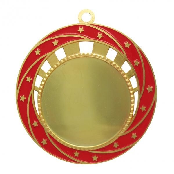 Медаль №1297 (Диаметр 80 мм, металл, цвет золото. Место для вставок: лицевая диаметр 48 мм, обратная сторона размер по шаблону)