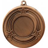 Медаль №140 (Диаметр 50 мм, металл, цвет бронза. Место для вставок: лицевая диаметр 25 мм, обратная сторона диаметр 46 мм)