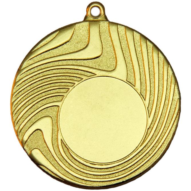 Медаль №79 (Диаметр 50 мм, металл, цвет золото. Место для вставок: лицевая диаметр 25 мм, обратная сторона диаметр 46 мм)