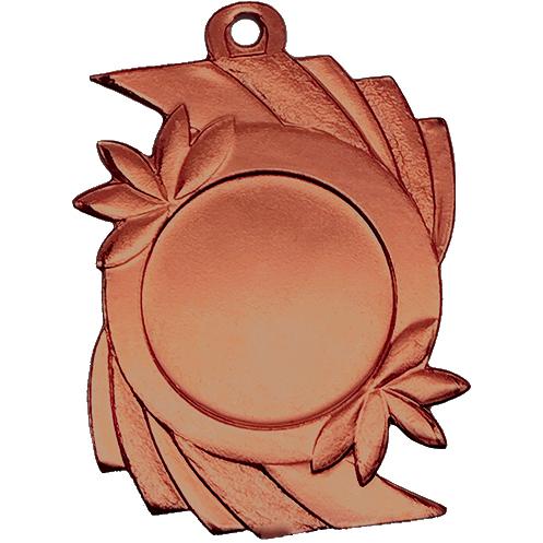 Медаль №3546 (Размер 40x55 мм, металл, цвет бронза. Место для вставок: лицевая диаметр 25 мм, обратная сторона диаметр 25 мм)