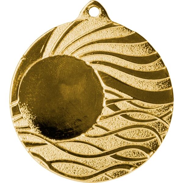 Медаль №15 (Диаметр 50 мм, металл, цвет золото. Место для вставок: лицевая диаметр 25 мм, обратная сторона диаметр 46 мм)