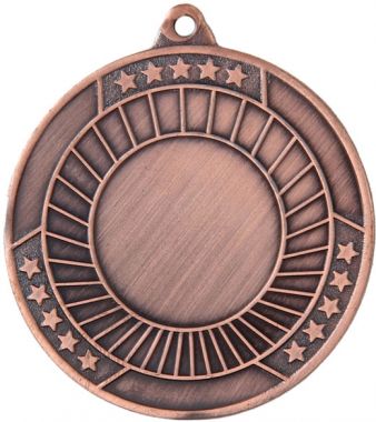 Медаль №132 (Диаметр 50 мм, металл, цвет бронза. Место для вставок: лицевая диаметр 25 мм, обратная сторона диаметр 46 мм)