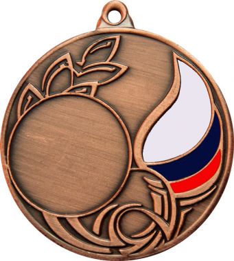 Медаль №1191 (Диаметр 50 мм, металл, цвет бронза. Место для вставок: обратная сторона диаметр 46 мм)