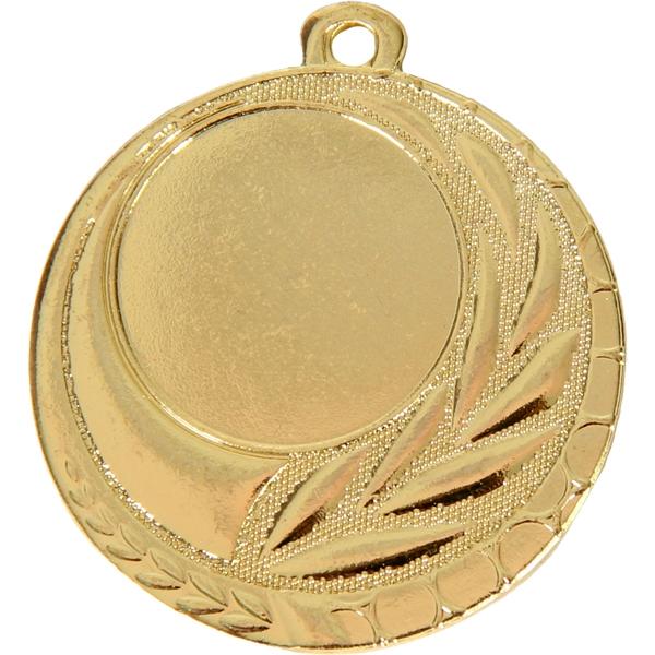 Медаль №27 (Диаметр 45 мм, металл, цвет золото. Место для вставок: лицевая диаметр 25 мм, обратная сторона диаметр 39 мм)