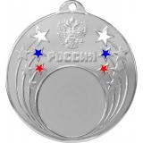 Медаль Универсальная - Звезда - Триколор / Металл / Серебро