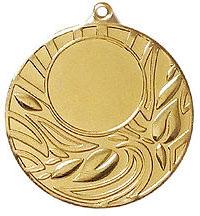 Медаль №150 (Диаметр 50 мм, металл, цвет золото. Место для вставок: лицевая диаметр 25 мм, обратная сторона диаметр 47 мм)