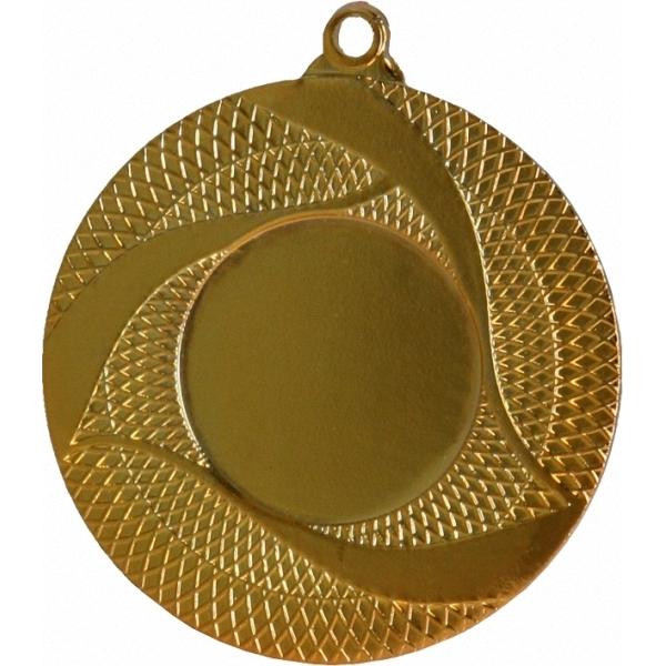 Медаль №43 (Диаметр 50 мм, металл, цвет золото. Место для вставок: лицевая диаметр 25 мм, обратная сторона диаметр 46 мм)