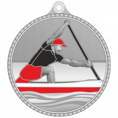 Медаль №3612 (Диаметр 55 мм, металл, цвет серебро. Место для вставок: обратная сторона диаметр 40 мм)