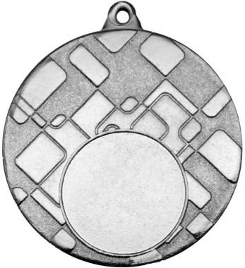 Медаль №78 (Диаметр 50 мм, металл, цвет серебро. Место для вставок: лицевая диаметр 25 мм, обратная сторона диаметр 46 мм)
