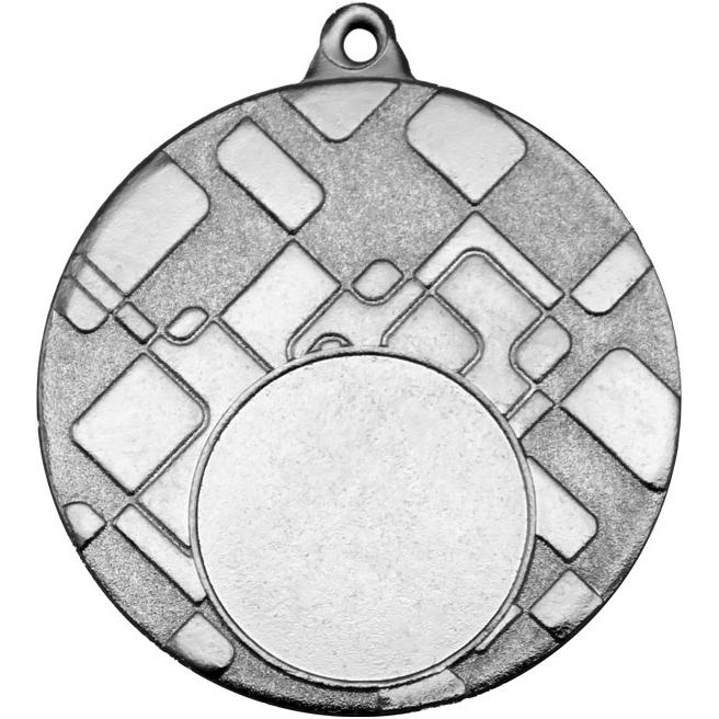 Медаль №78 (Диаметр 50 мм, металл, цвет серебро. Место для вставок: лицевая диаметр 25 мм, обратная сторона диаметр 46 мм)