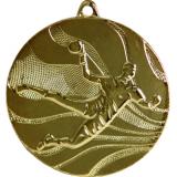 Медаль №97 (Гандбол, диаметр 50 мм, металл, цвет золото. Место для вставок: обратная сторона диаметр 46 мм)
